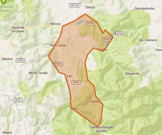 Giro del lago di Fiastra e non solo - Mappa minitour