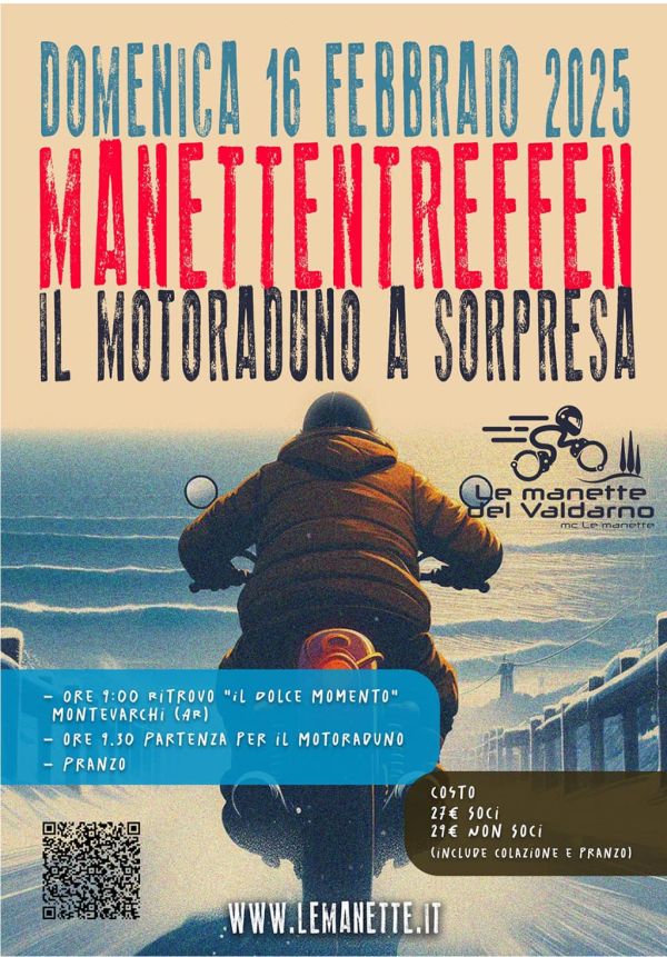 Motoraduni MANETTENTREFFEN iL MOTRADUNO A SORPRESA 2025