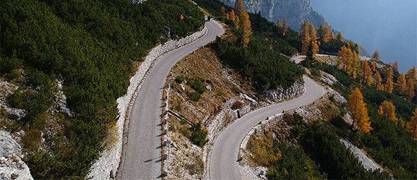 Strade avventura in moto: Sella del Mangart: strada avventurosa in Slovenia