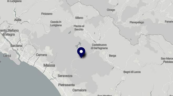 Garfagnana in moto tra Alpi Apuane e Appennini della Toscana - Mappa