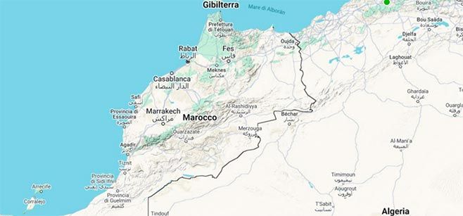 Viaggio Avventura in Moto nel Sahara del Marocco - Mappa